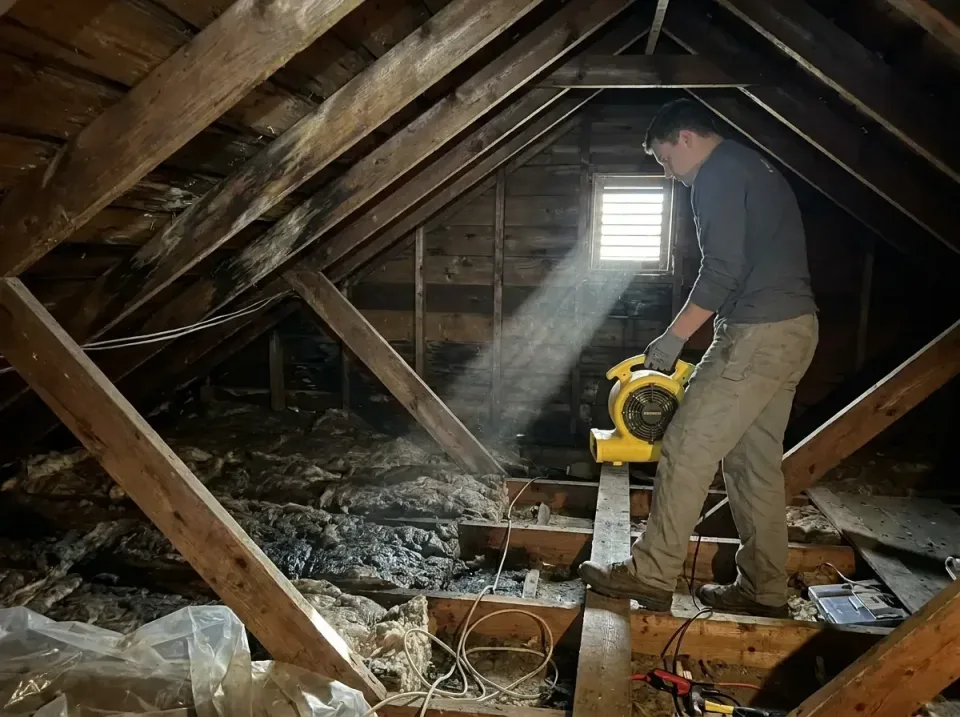 attic-water-damage-drying-proc-007 — frequently asked questions, Emergency Water Extraction & 24/7 Flood Response in Tuttle,…
